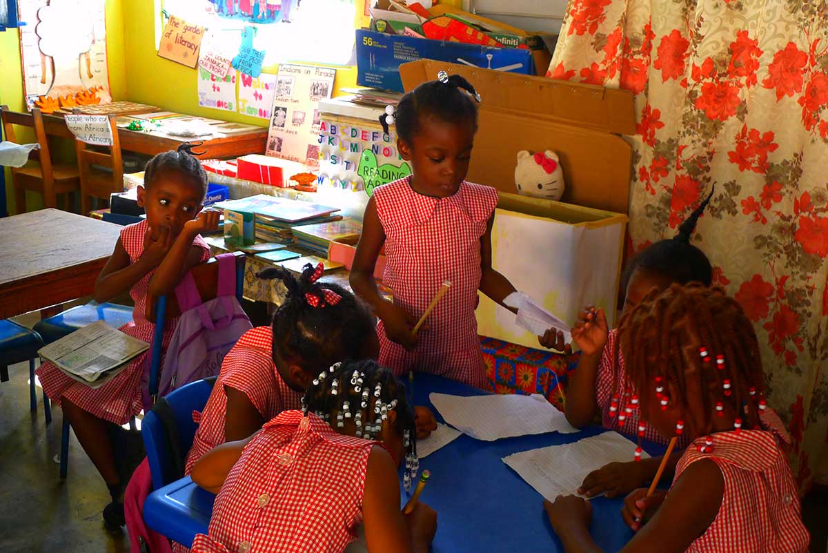 Carey Park preschool children Jamaica