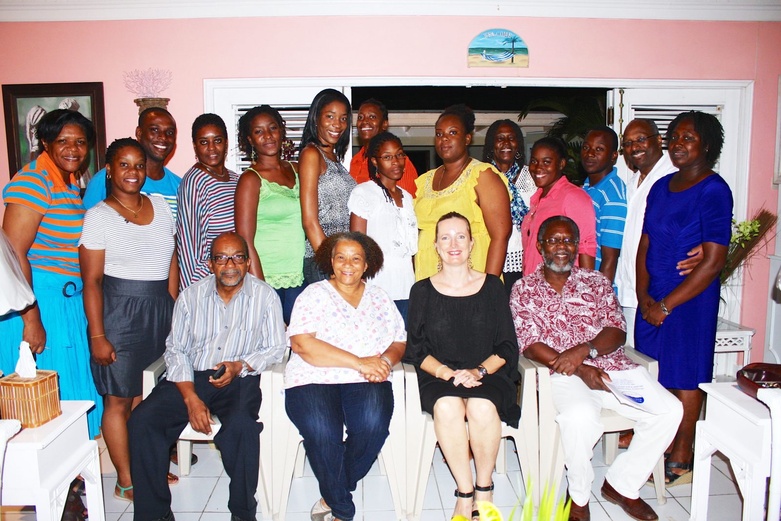 CHO mission team reception Jamaica