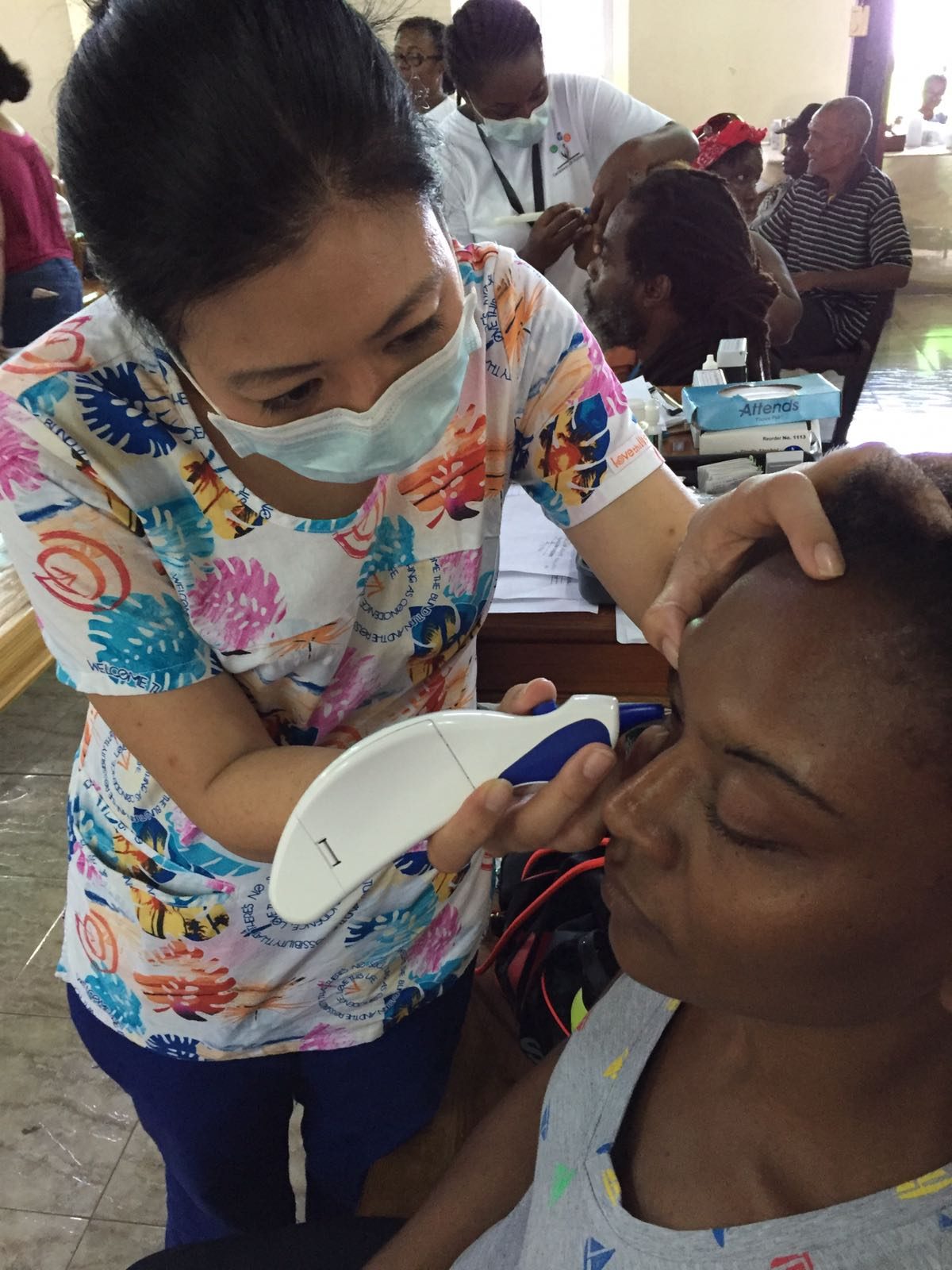 CHO vision screening Jamaica 2017